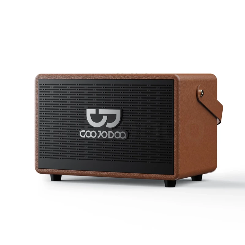 GOOJODOQ Wooden Vintage Bluetooth Speaker AB4091
